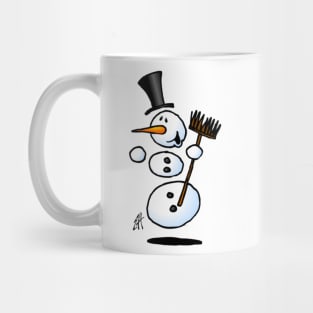 Dancing Snowman Mug